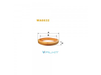 Фільтр  повітряний  WA6632  [WIX]