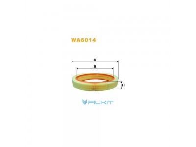 Фільтр  повітряний  WA6014  [WIX]