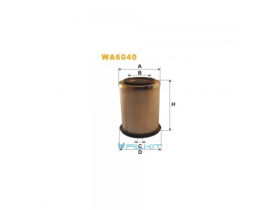 Фільтр  повітряний  WA6040  [WIX]