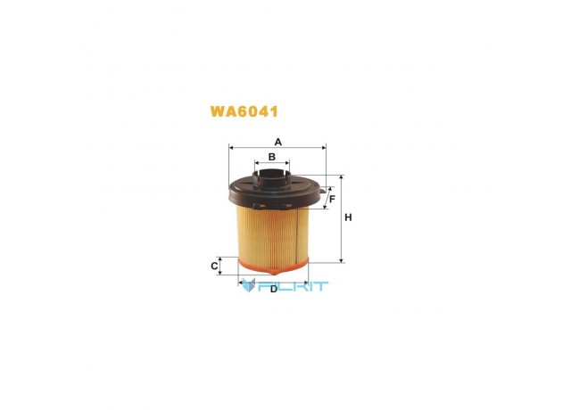 Фільтр  повітряний  WA6041  [WIX]
