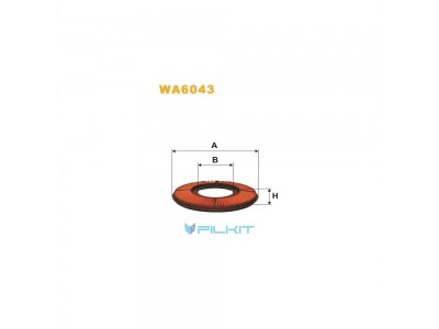 Фільтр  повітряний  WA6043  [WIX]