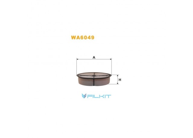 Фільтр  повітряний  WA6049  [WIX]