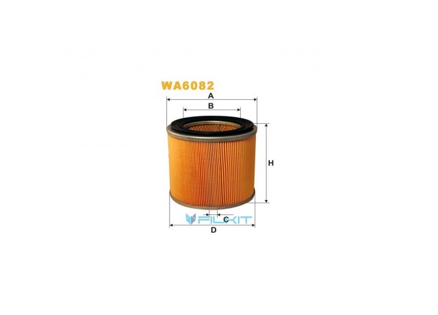 Фільтр  повітряний  WA6082  [WIX]