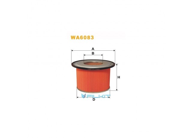 Фільтр  повітряний  WA6083  [WIX]