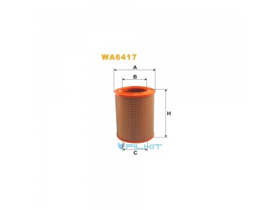 Фільтр  повітряний  WA6417  [WIX]