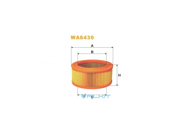 Фільтр  повітряний  WA6430  [WIX]