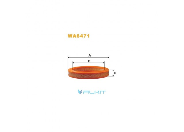 Фільтр  повітряний  WA6471  [WIX]