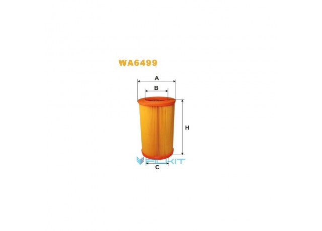 Фільтр  повітряний  WA6499  [WIX]