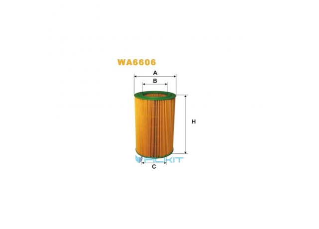 Фільтр  повітряний  WA6606  [WIX]