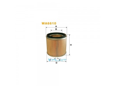 Фільтр  повітряний  WA6610  [WIX]