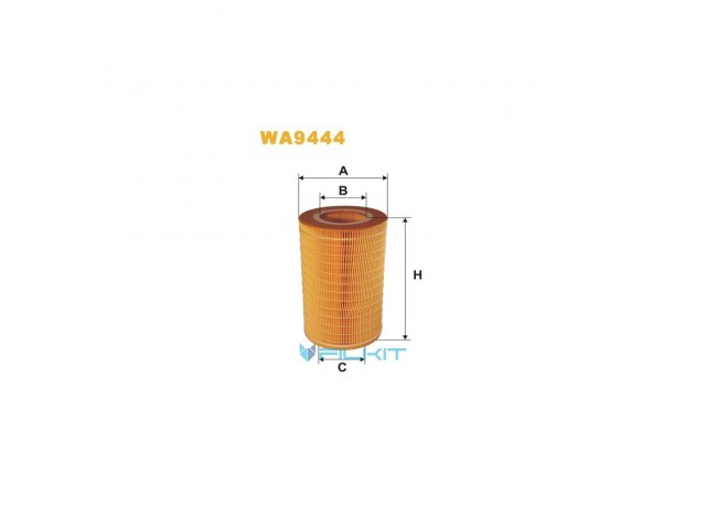 Фільтр  повітряний  WA9444  [WIX]