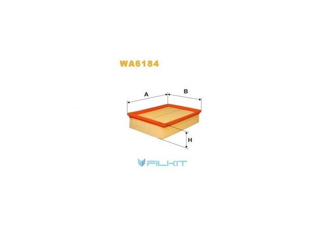 Фільтр  повітряний  WA6184  [WIX]