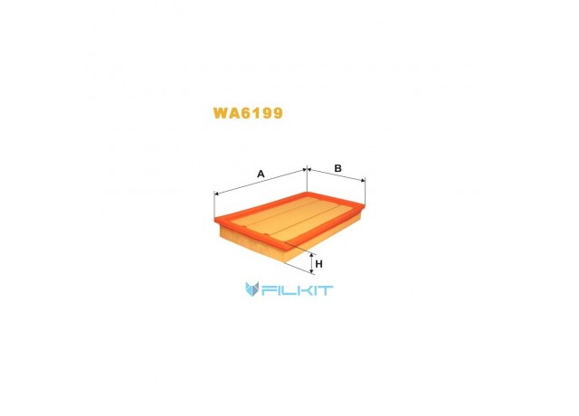 Фільтр  повітряний  WA6199  [WIX]
