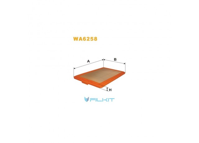 Фільтр  повітряний  WA6258  [WIX]