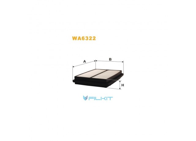 Фільтр  повітряний  WA6322  [WIX]