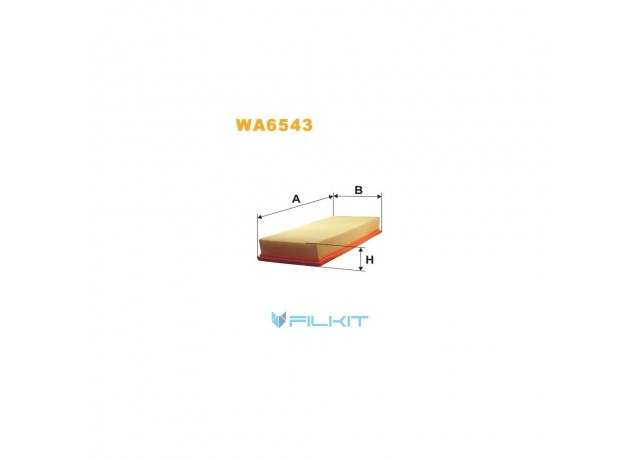 Фільтр  повітряний  WA6543  [WIX]