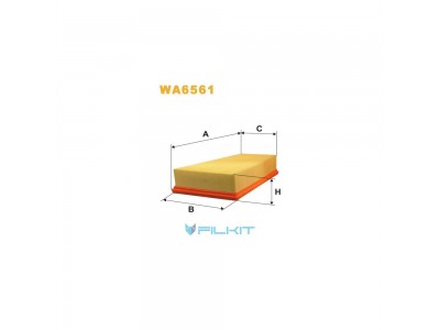 Фільтр  повітряний  WA6561  [WIX]