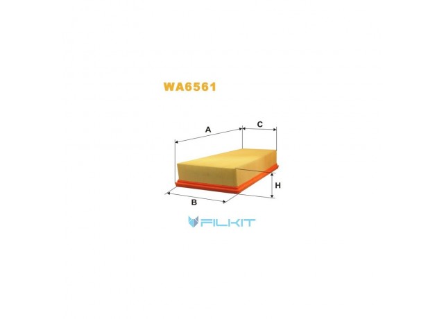 Фільтр  повітряний  WA6561  [WIX]