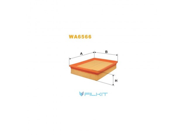Фільтр  повітряний  WA6566  [WIX]
