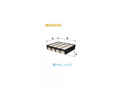 Фільтр  повітряний  WA6590  [WIX]
