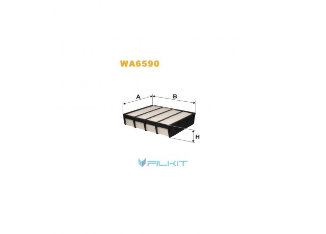 Фільтр  повітряний  WA6590  [WIX]