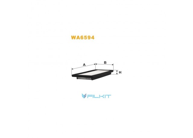 Фільтр  повітряний  WA6594  [WIX]