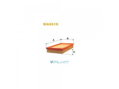 Фільтр  повітряний  WA6618  [WIX]