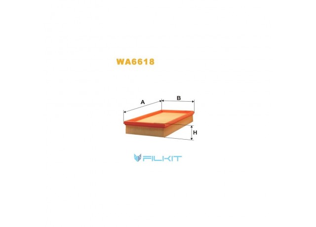 Фільтр  повітряний  WA6618  [WIX]