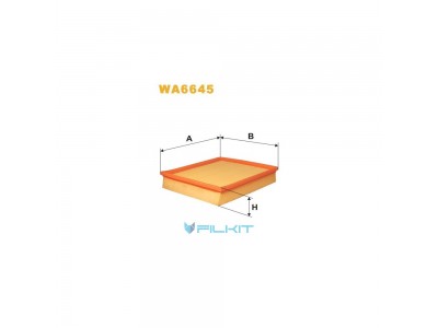 Фільтр  повітряний  WA6645  [WIX]