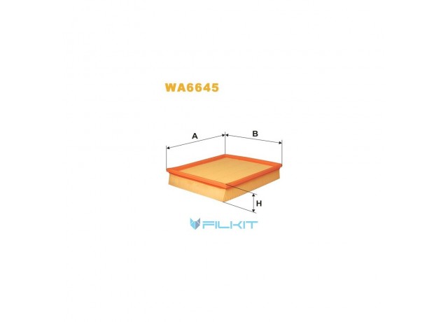 Фільтр  повітряний  WA6645  [WIX]