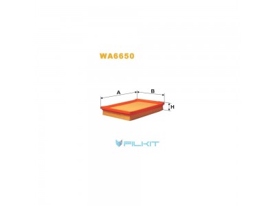 Фільтр  повітряний  WA6650  [WIX]