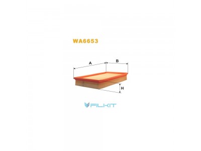 Фільтр  повітряний  WA6653  [WIX]