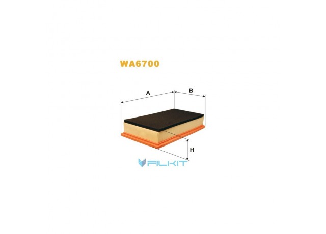 Фільтр  повітряний  WA6700  [WIX]