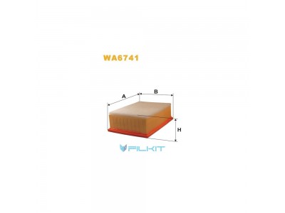 Фільтр  повітряний  WA6741  [WIX]