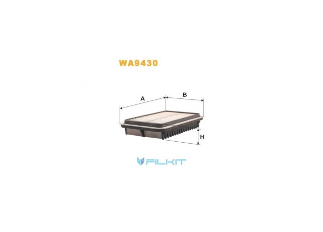 Фільтр  повітряний  WA9430  [WIX]