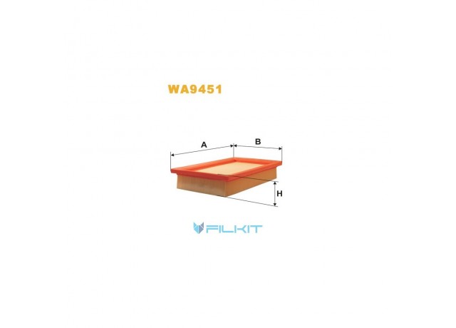 Фільтр  повітряний  WA9451  [WIX]