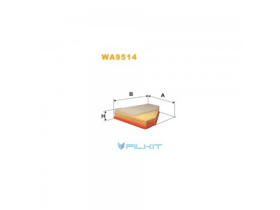 Фільтр  повітряний  WA9514  [WIX]