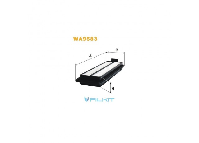 Фільтр  повітряний  WA9583  [WIX]