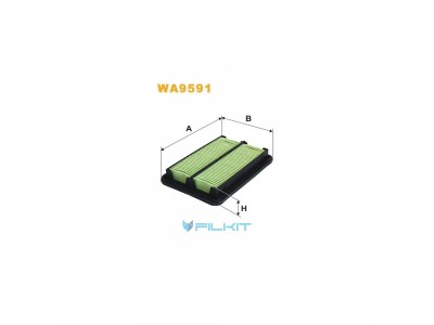 Фільтр  повітряний  WA9591  [WIX]