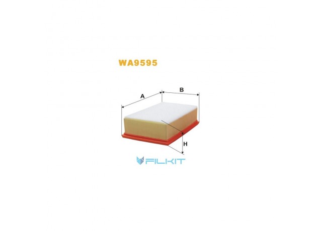 Фільтр  повітряний  WA9595  [WIX]