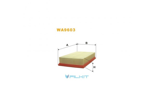 Фільтр  повітряний  WA9603  [WIX]