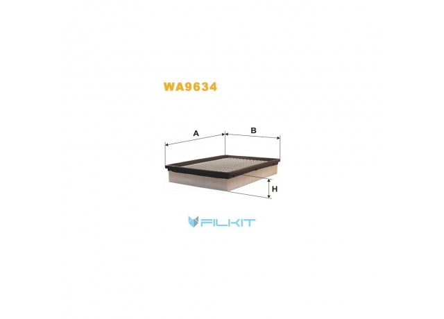 Фільтр  повітряний  WA9634  [WIX]