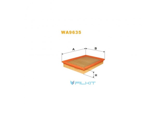 Фільтр  повітряний  WA9635  [WIX]