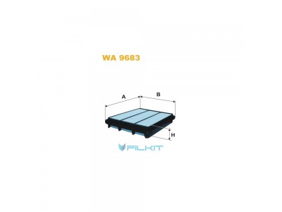 Фільтр  повітряний  WA9683  [WIX]