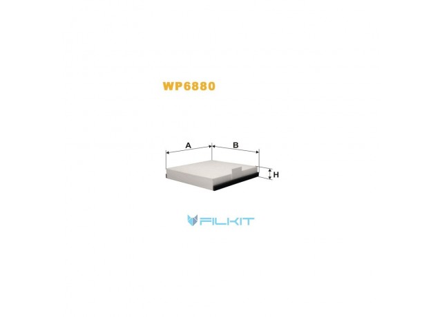 Фильтр  салона  (фильтр  кабины)  WP6880  [WIX]