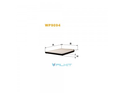 Фільтр  салону  (фільтр  кабіни)  WP9094  [WIX]