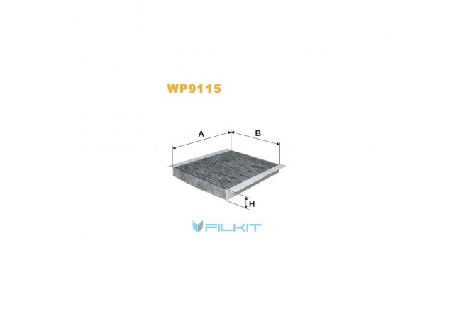 Фільтр  салону  (фільтр  кабіни)  WP9115  [WIX]