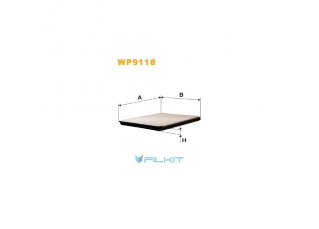 Фильтр  салона  (фильтр  кабины)  WP9118  [WIX]