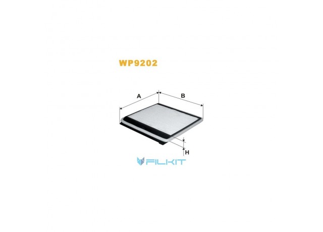 Фильтр  салона  (фильтр  кабины)  WP9202  [WIX]