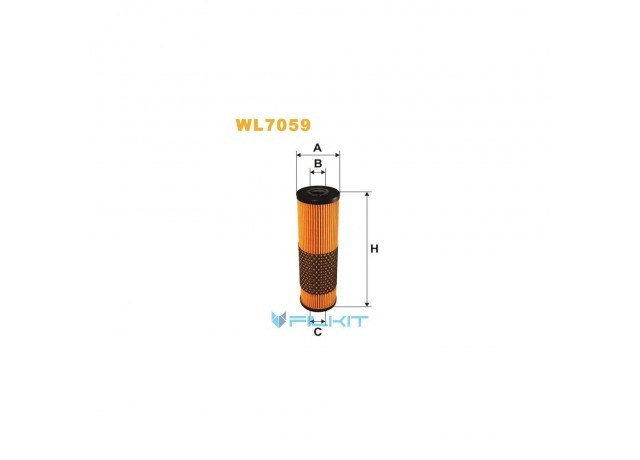 Фильтр  масляный  (вставка)  WL7059  [WIX]